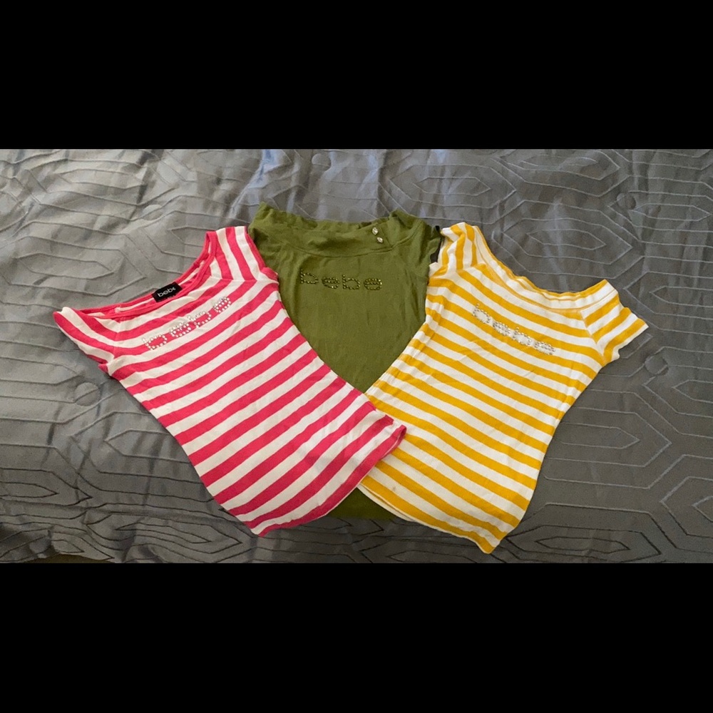 Bebe Tee Shirts...$25.00 each
